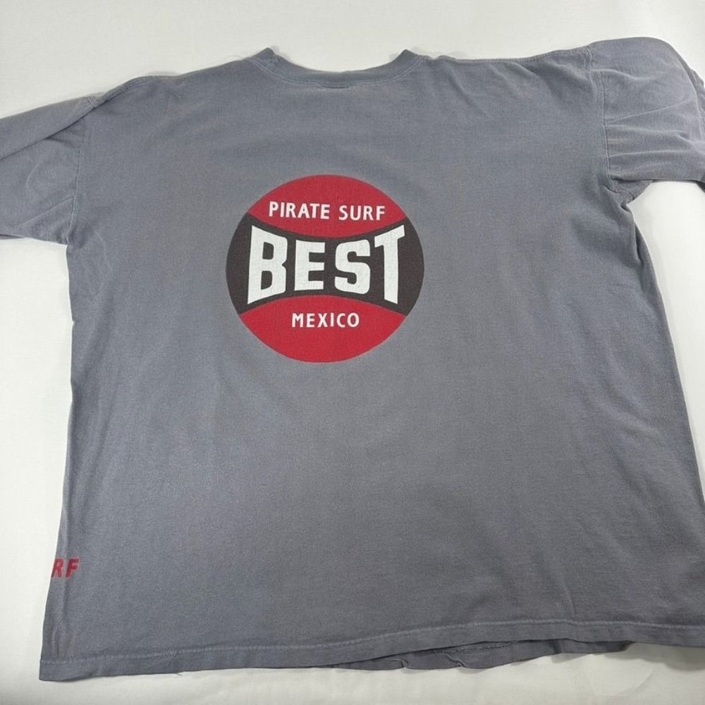 Pirate Surf Men's Best Mexico Boxy Graphic Tee Surf Skate Size